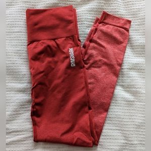 Gymshark Red Ombre Leggings